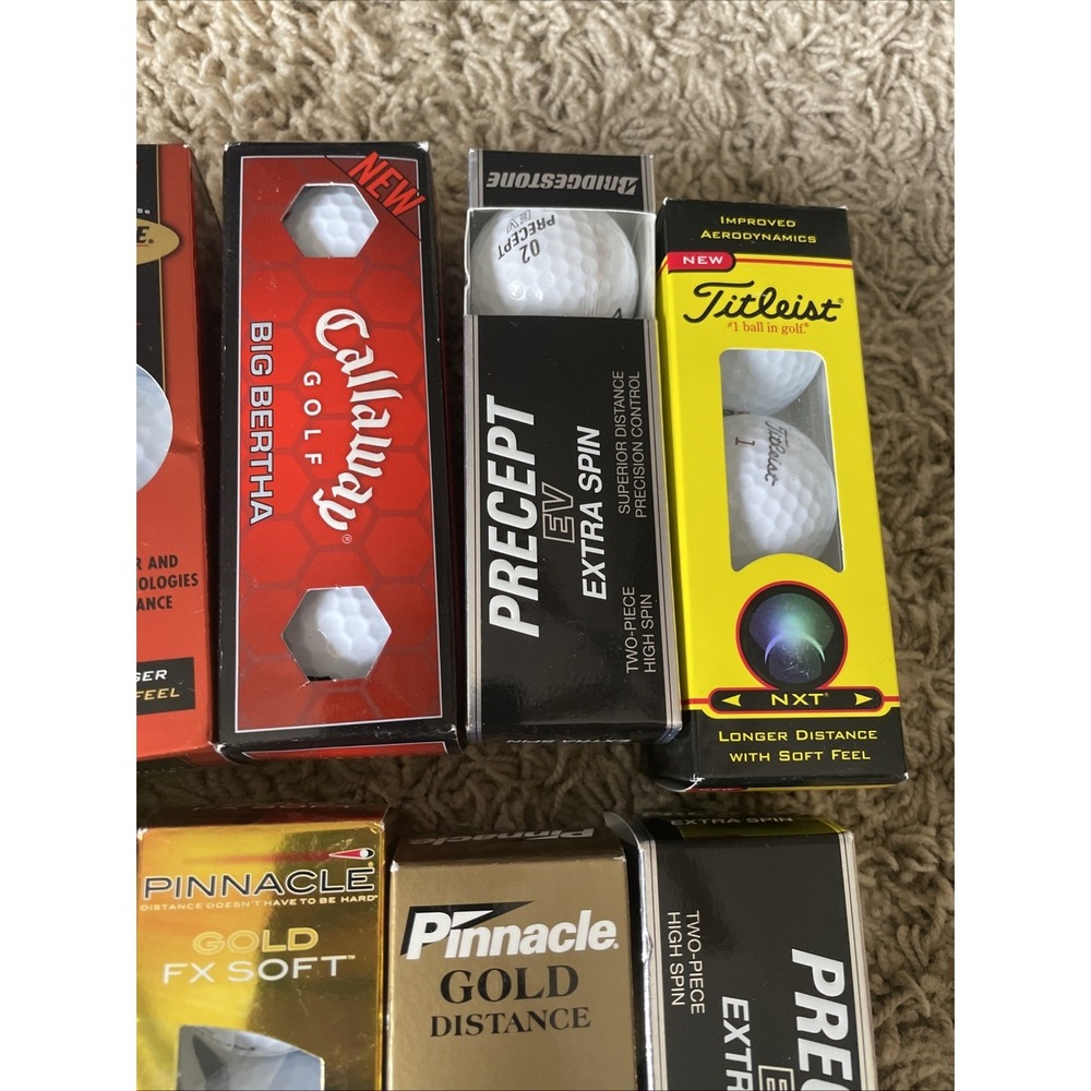 Callaway Titleist Bridgestone Golf Balls Open Box Never Used Lot of 12 Boxes - Picture 9 of 11